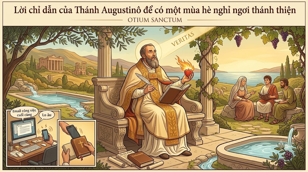 Lời chỉ dẫn của Thánh Augustinô để có một mùa hè nghỉ ngơi thánh thiện